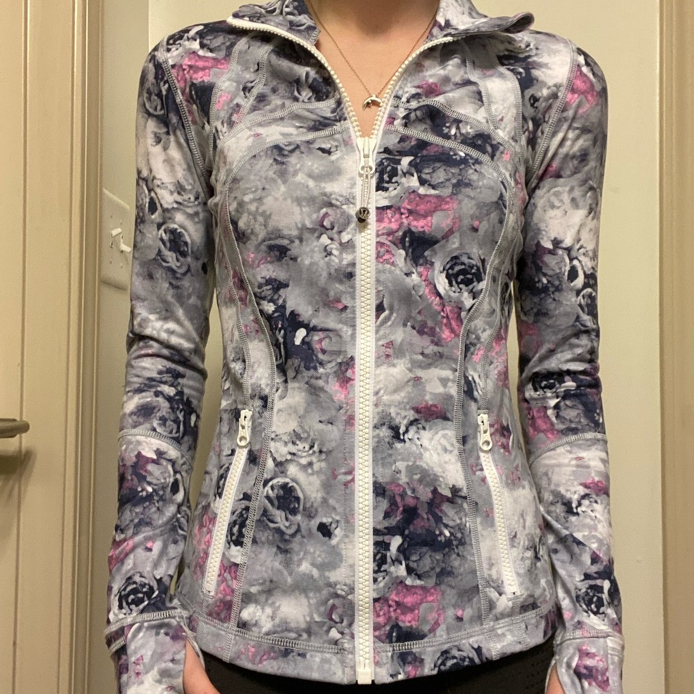 Lululemon Define Jacket Moody Mirage White Deep Navy
